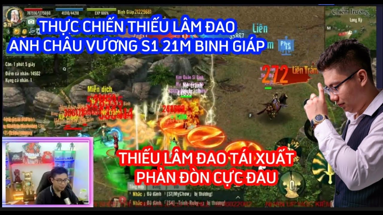 VLTK1 MOBILE : THIẾU L&Acirc;M XUẤT THẾ  SỨC MẠNH THIẾU L&Acirc;M ĐAO   - ANH CH&Acirc;U VƯƠNG S1 21M BINH GI&Aacute;P