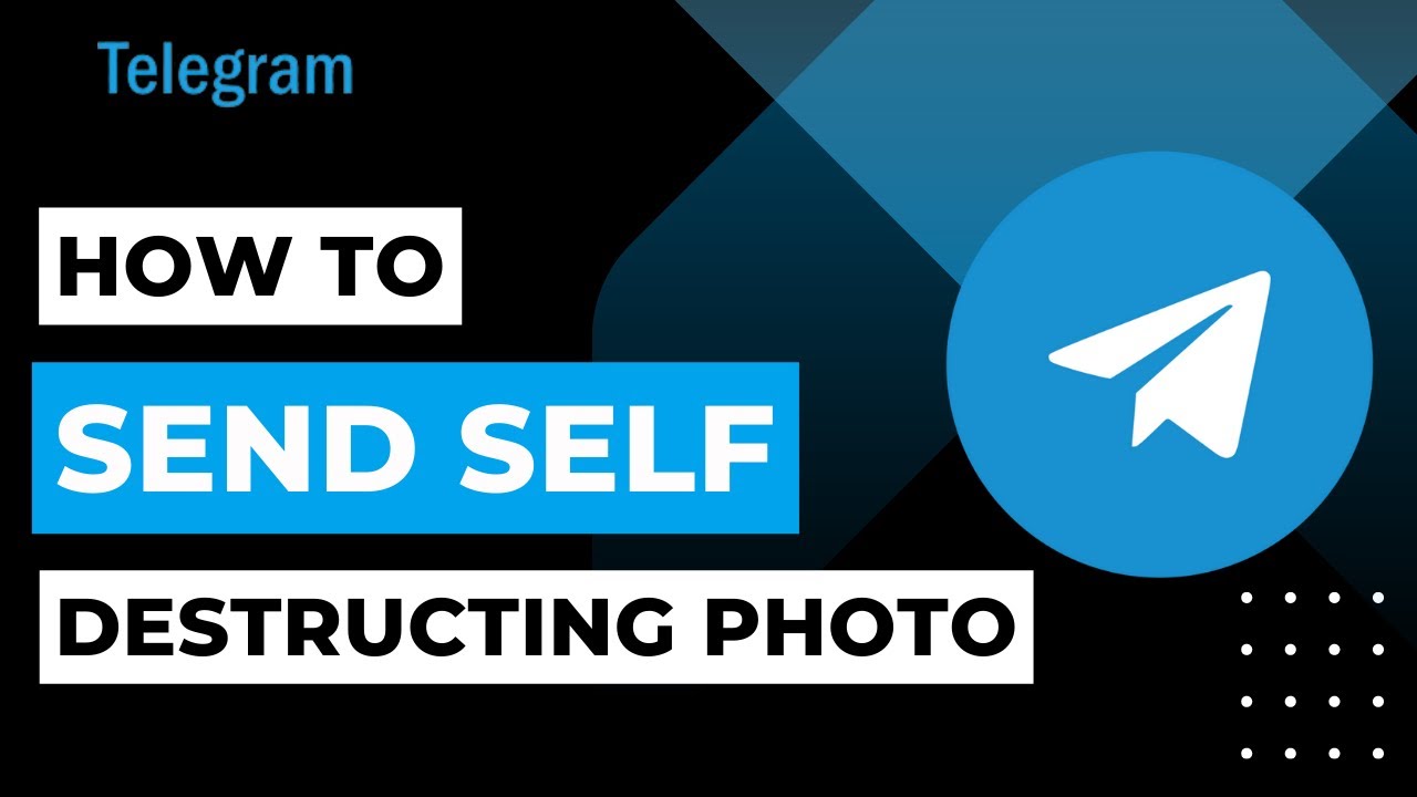 How To Send Self Destructing Photo in Telegram | 2023