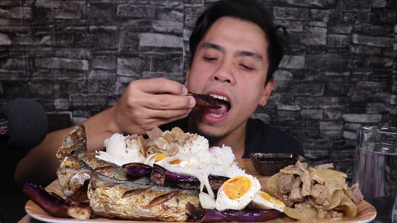 PRITONG GALUNGGONG GINISANG LABANOS MUKBANG