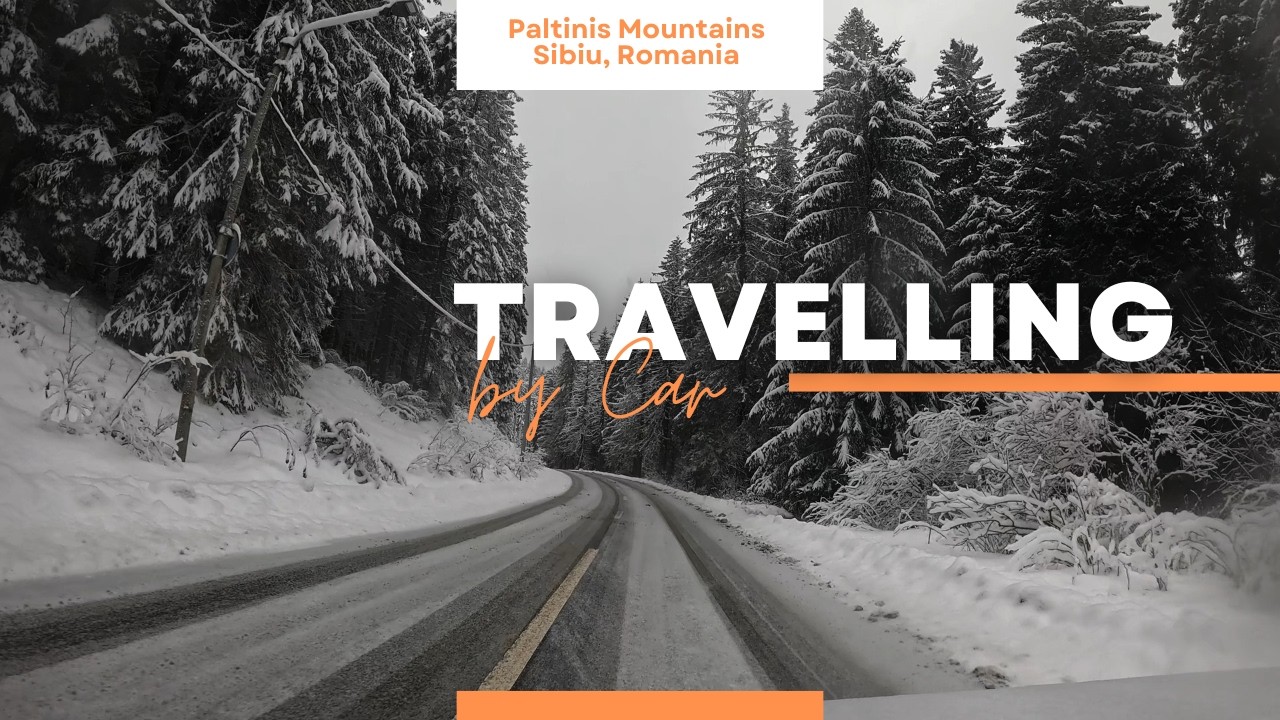 Snowy Mountain Drive 4K ❄️ Păltiniș to Sibiu | Winter Road Trip Romania (GoPro POV)