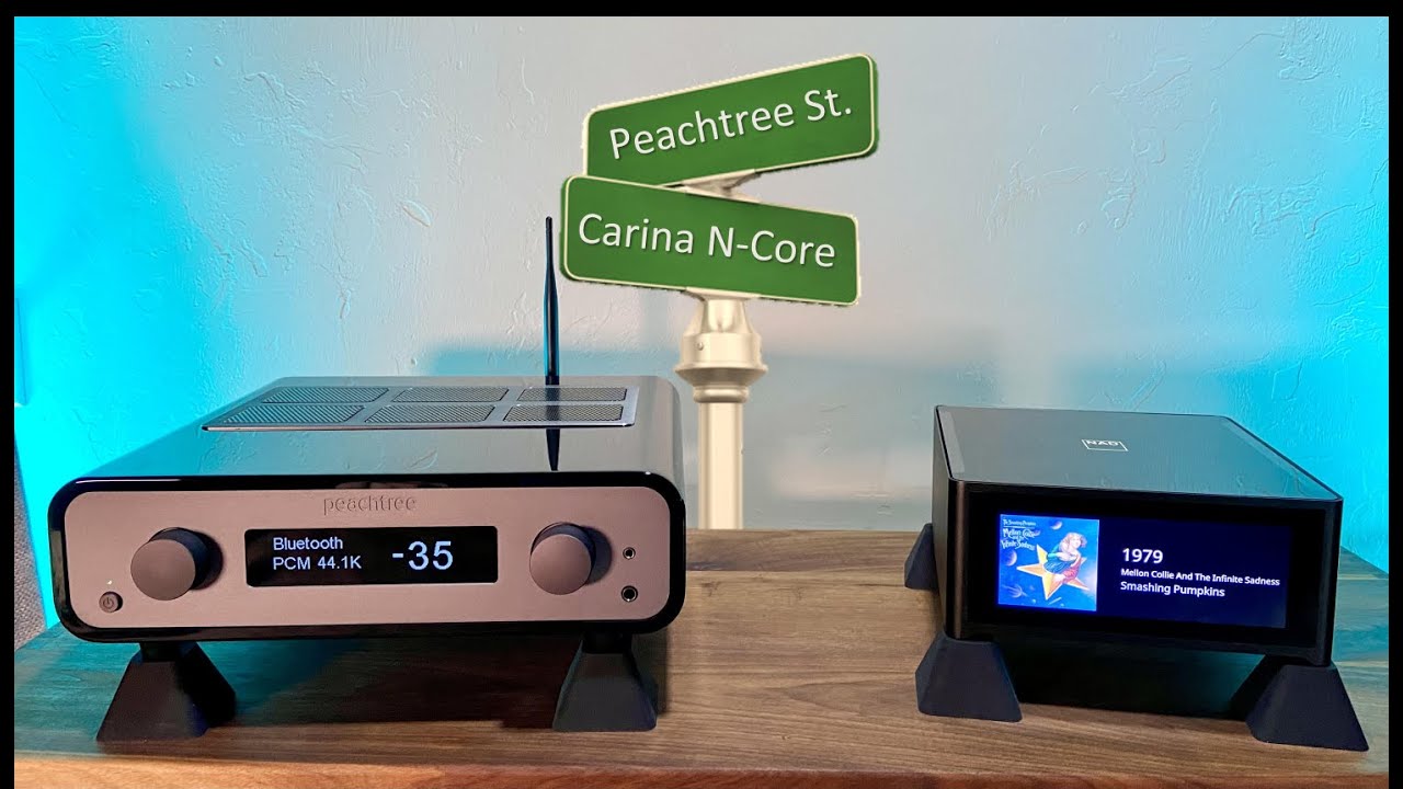 Peachtree Carina BT Integrated Amplifier review vs. NAD M10 = Battle of the NCore's.