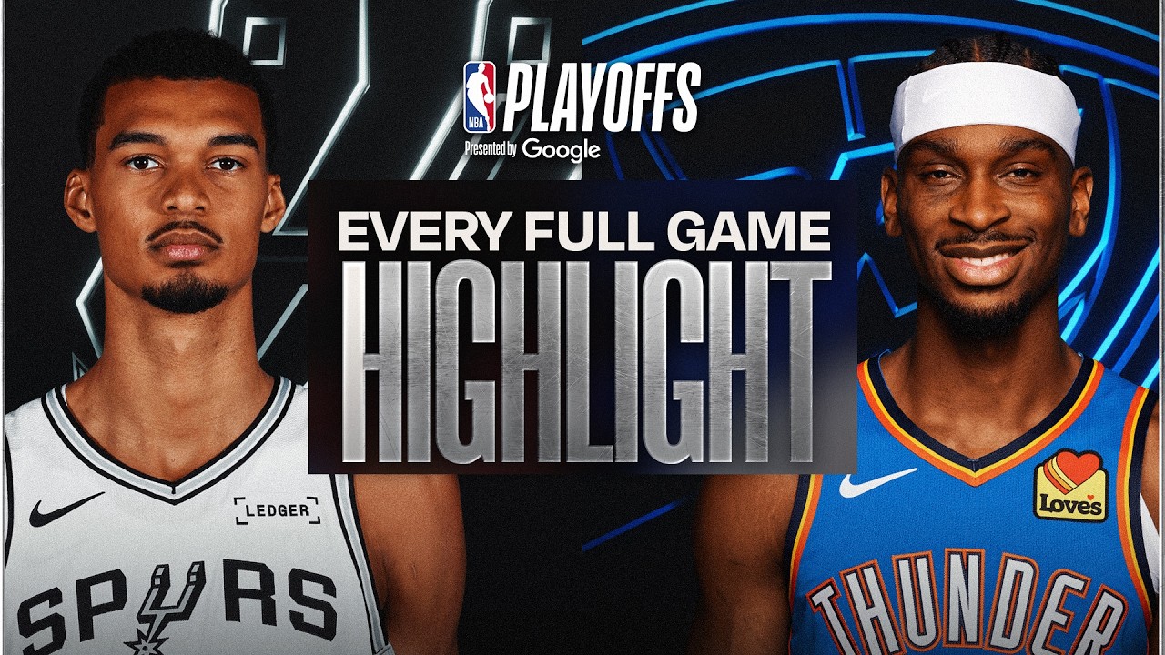 ВСЕ ЛУЧШИЕ МОМЕНТЫ финала Западной конференции 2026 года (#2 SPURS против #1 THUNDER) 🏆