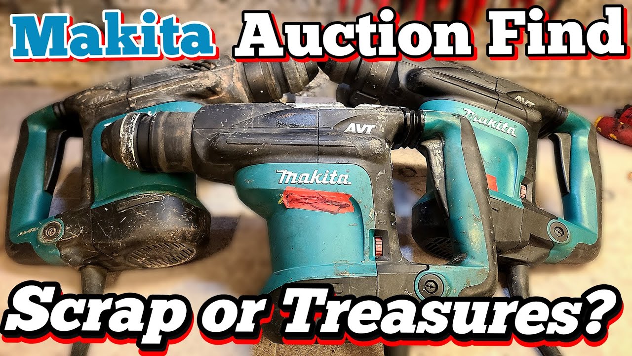 Attempting to fix, 3 Makita HR3210C drills that a customer bought at a Tool Auction 