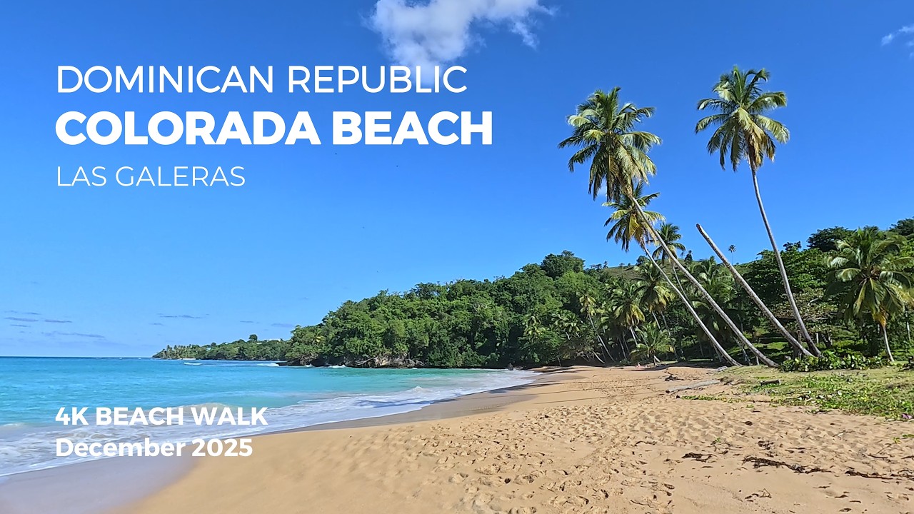 Dominican Republic, Colorada Beach 4K Beach walk