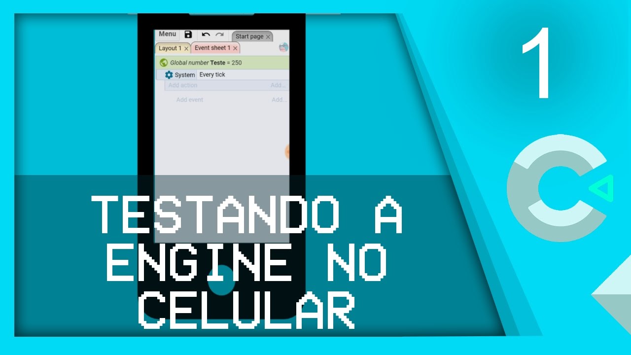 TESTANDO A ENGINE NO CELULAR - Construct 3