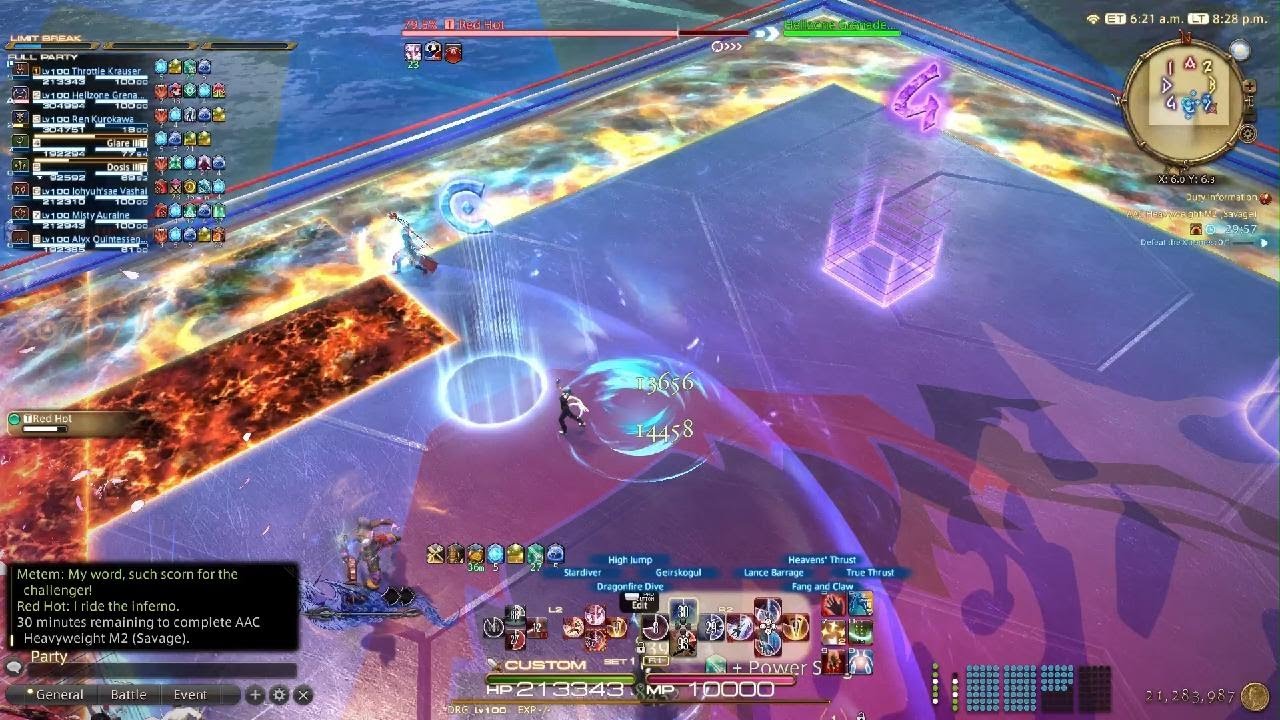 FINAL FANTASY XIV M10S First Clear DRG PoV