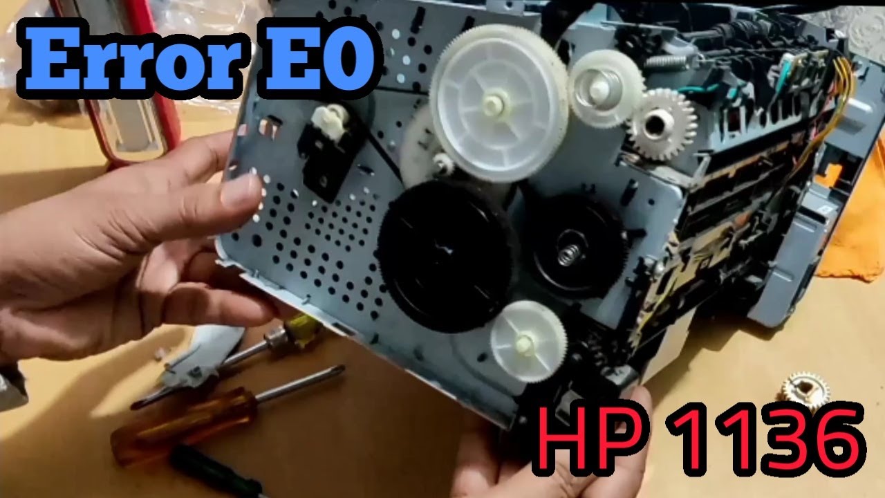 Error E0 आ गई HP m1136 में और मैंने ऐसे किया ठीक इस स्टेप बाई स्टेप तरीके से