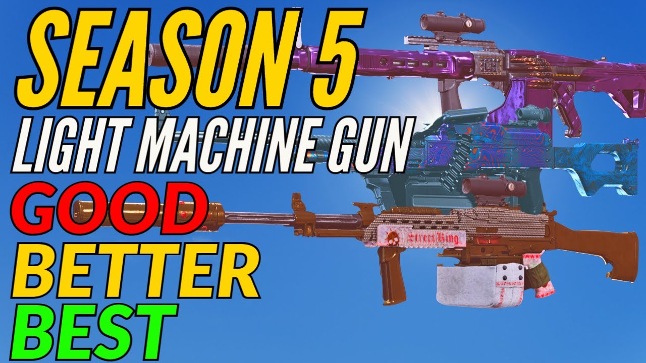 GOOD BETTER and BEST LMG in SEASON 5! (Call of Duty Cold War Warzone)