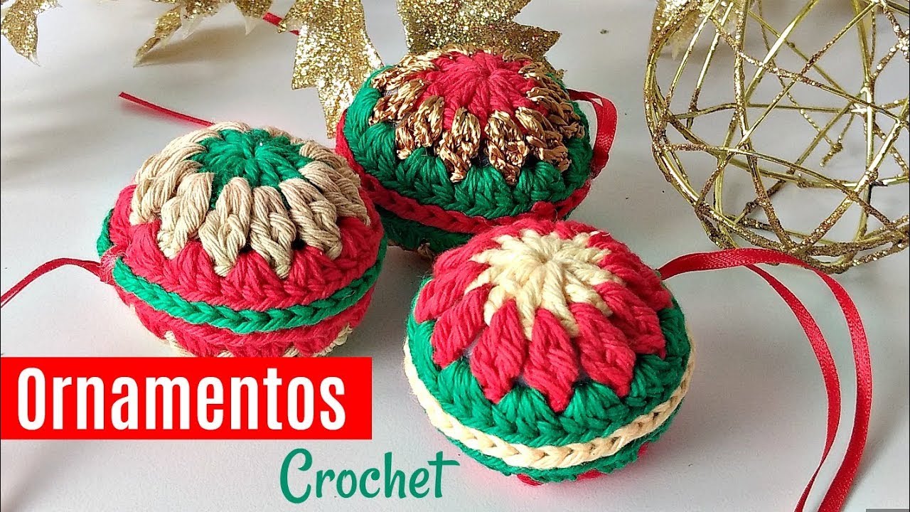 Ornamentos a crochet para navidad 2017