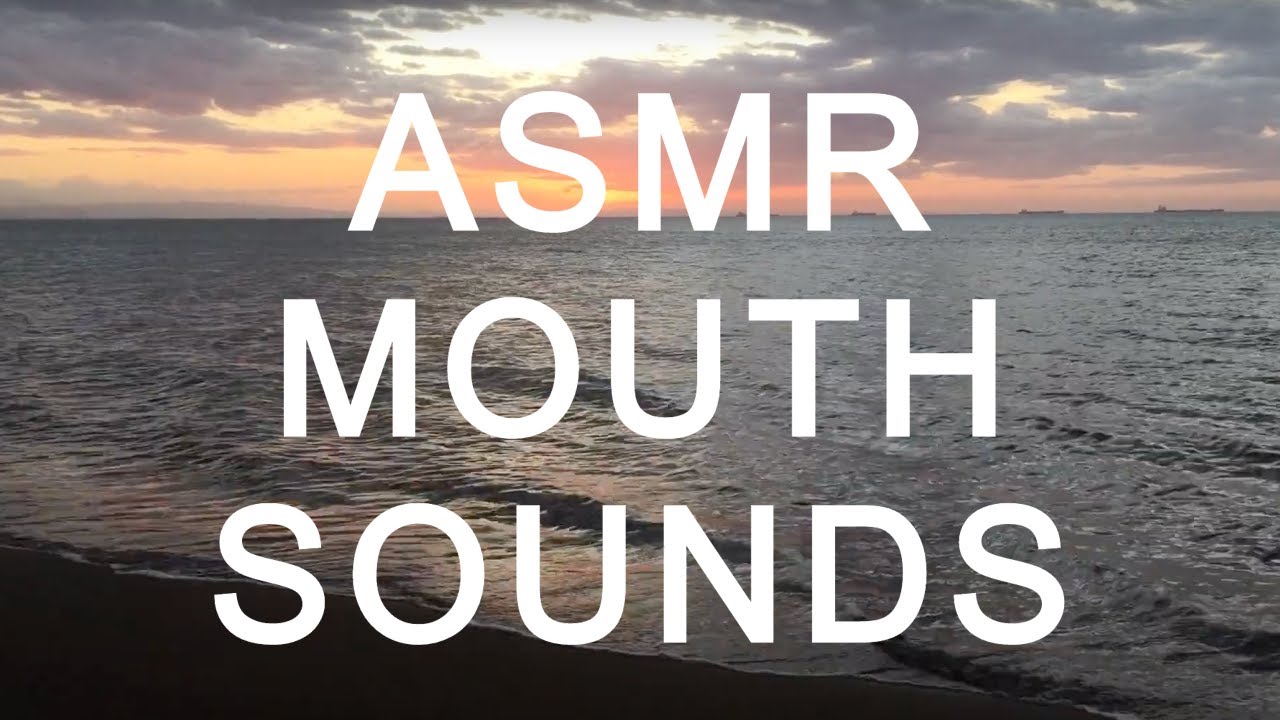 ASMR Mouth Sounds 🤤 With a relaxing nature video and a calming white noise music 😊 NO TALKING, SLEEP