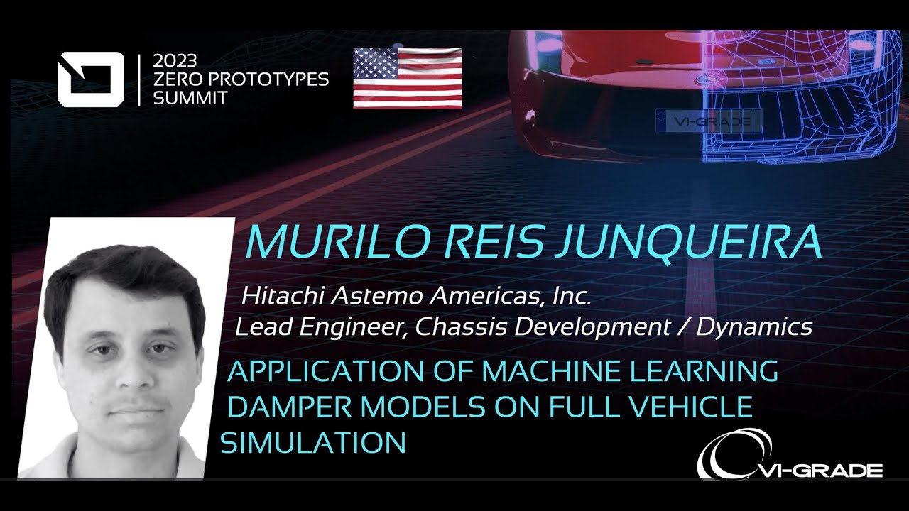 HITACHI ASTEMO AMERICAS - Application of machine learning damper models on full vehicle simulation