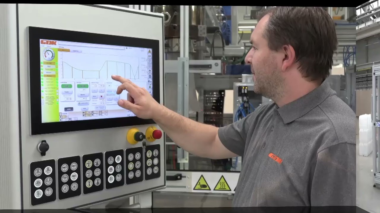 Presentation of GDK blow moulding machine