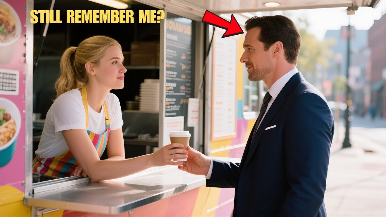Poor Food Truck Girl Ignored the Millionaire CEO in Line—Until He Whispered, “Still Remember Me”