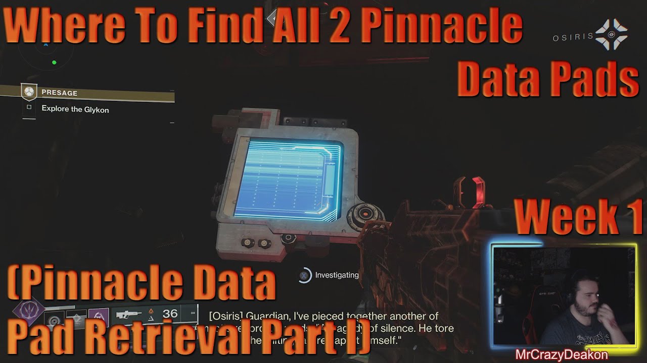 Destiny 2 Week 1 Where To Find All 2 Pinnacle Data Pads (Pinnacle Data Pad Retrieval Part I)