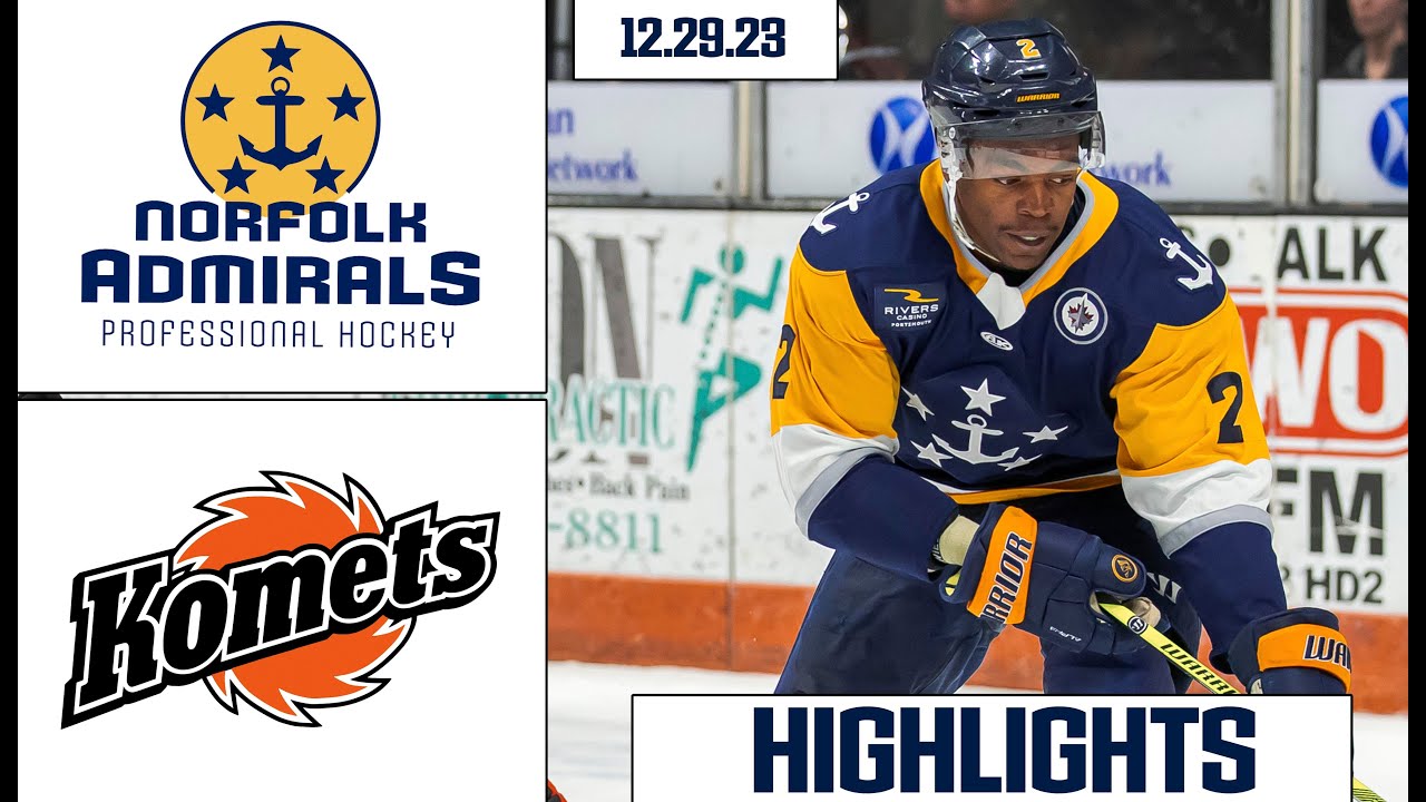 Norfolk Admirals @ Fort Wayne Komets | December 29, 2023 | HIGHLIGHTS