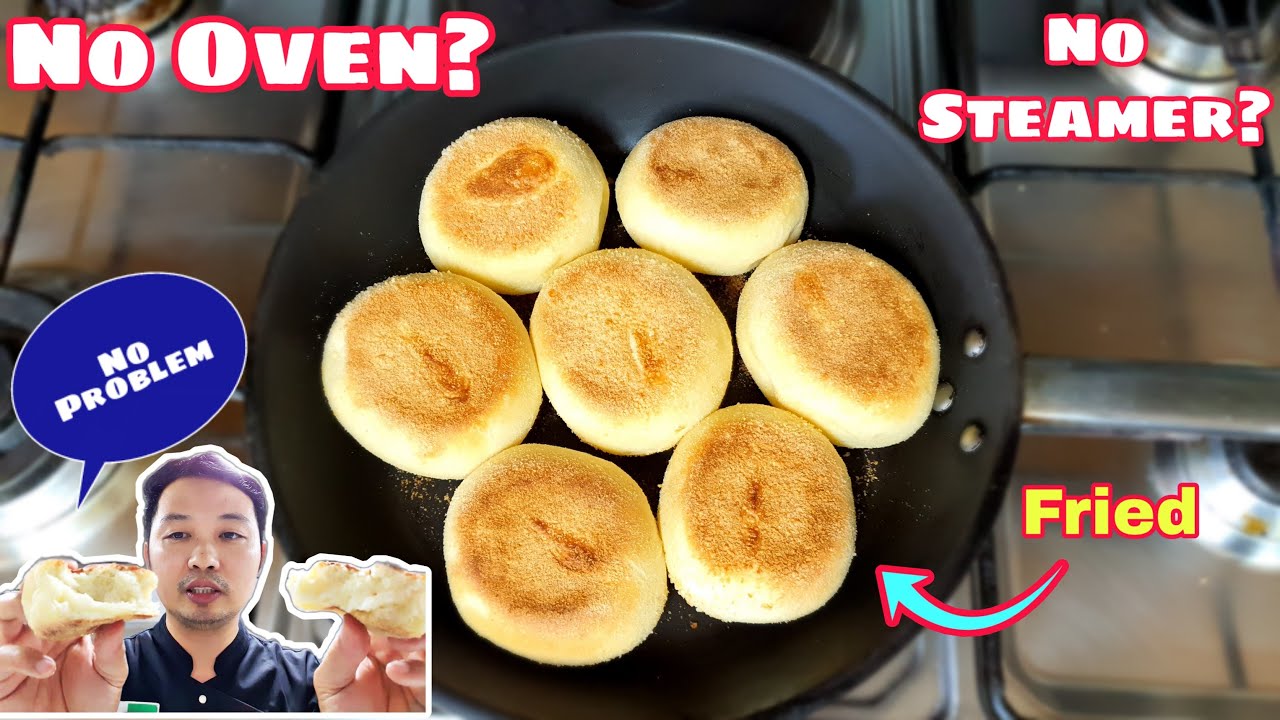 Fried Pandesal (NO OVEN, NO STEAM) New Technique on How to make Pandesal