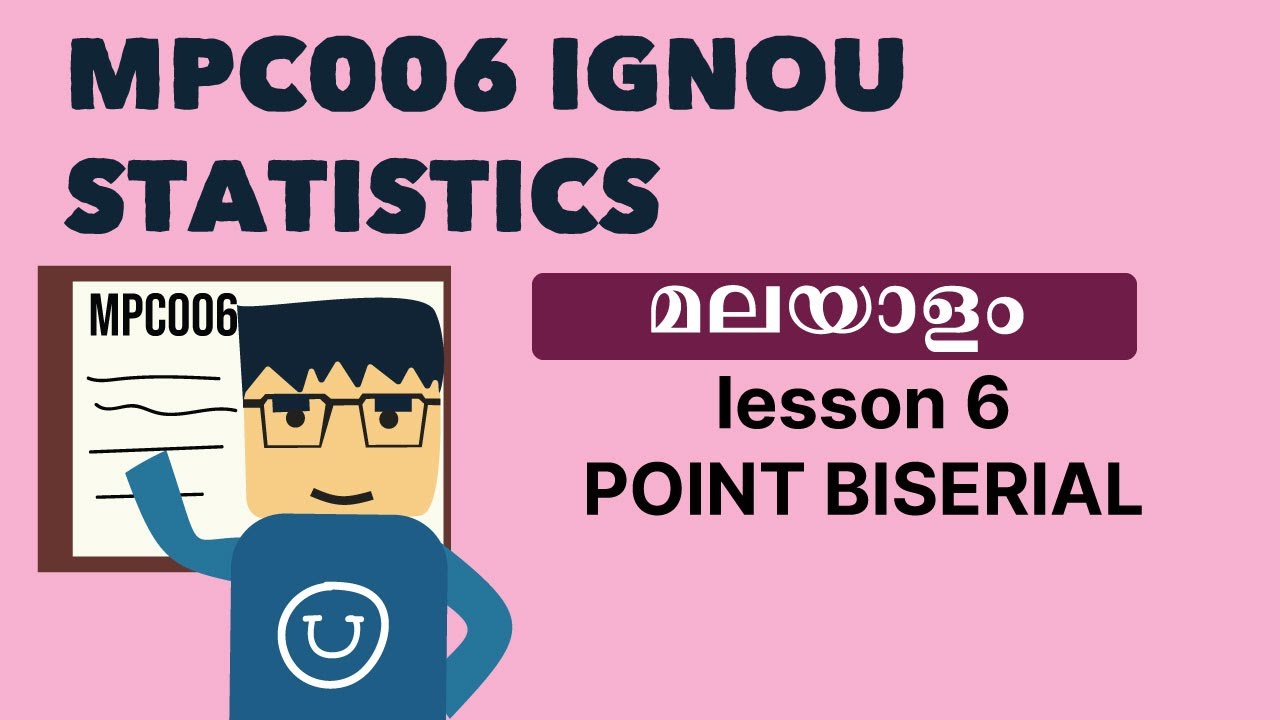 IGNOU MPC003 POINT BISERIAL CORRELATION