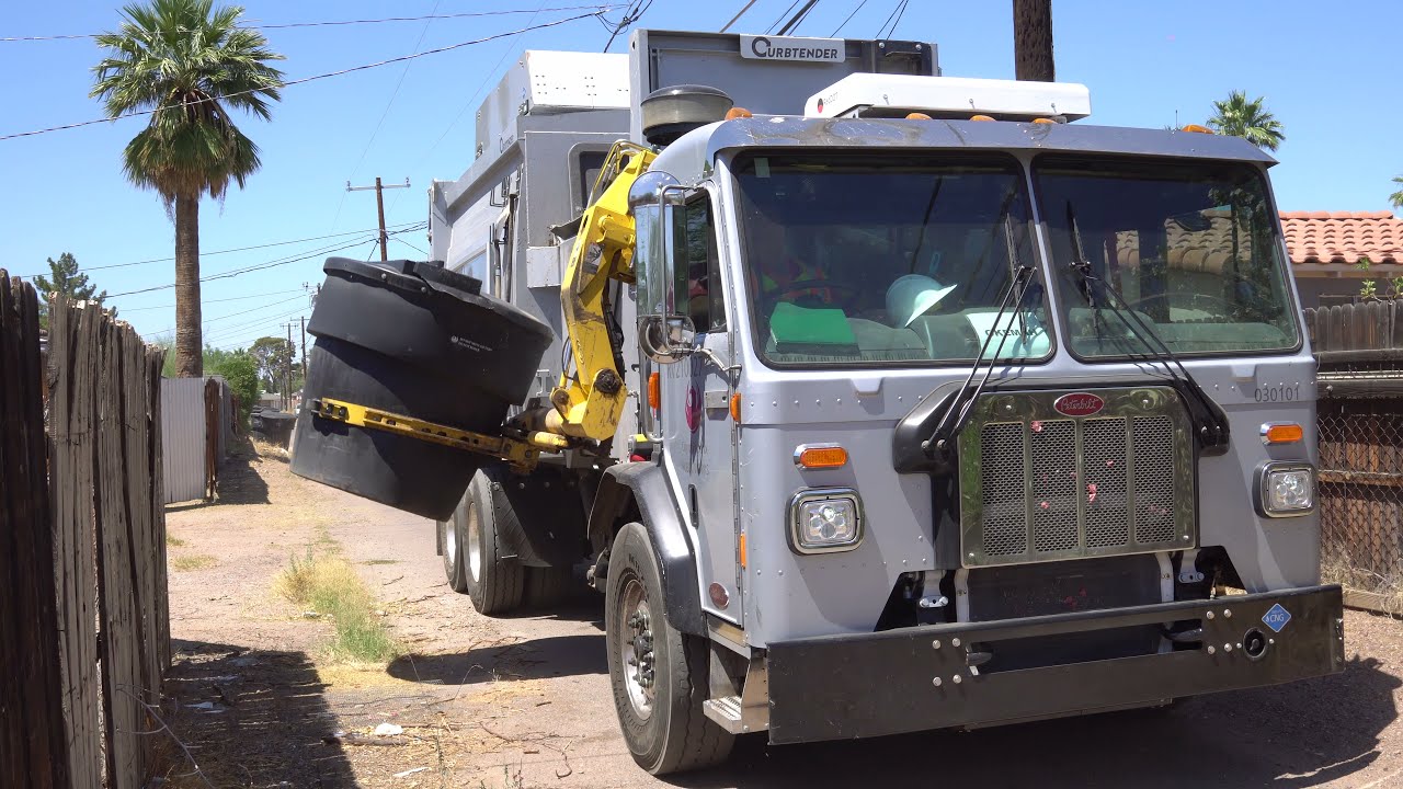 City of Phoenix ⇨ The NEW 27 Yd. Curbtender PowerPak Garbage Trucks