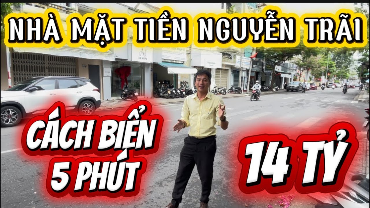 🔥 MẶT TIỀN NGUYỄN TRÃI – NGANG 4,1M – GIÁ 14 TỶ | ĐẤT TRUNG TÂM NHA TRANG HIẾM CÓ