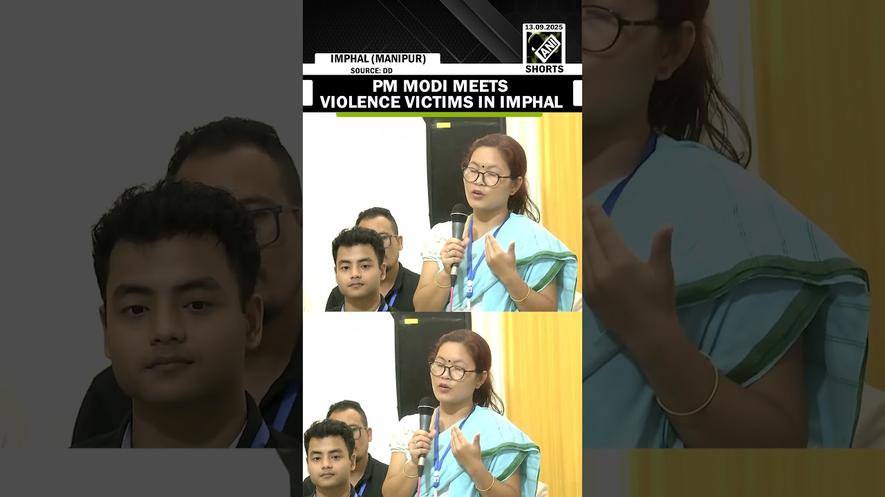 PM Modi on landmark Manipur visit, meets victims of violence in Imphal