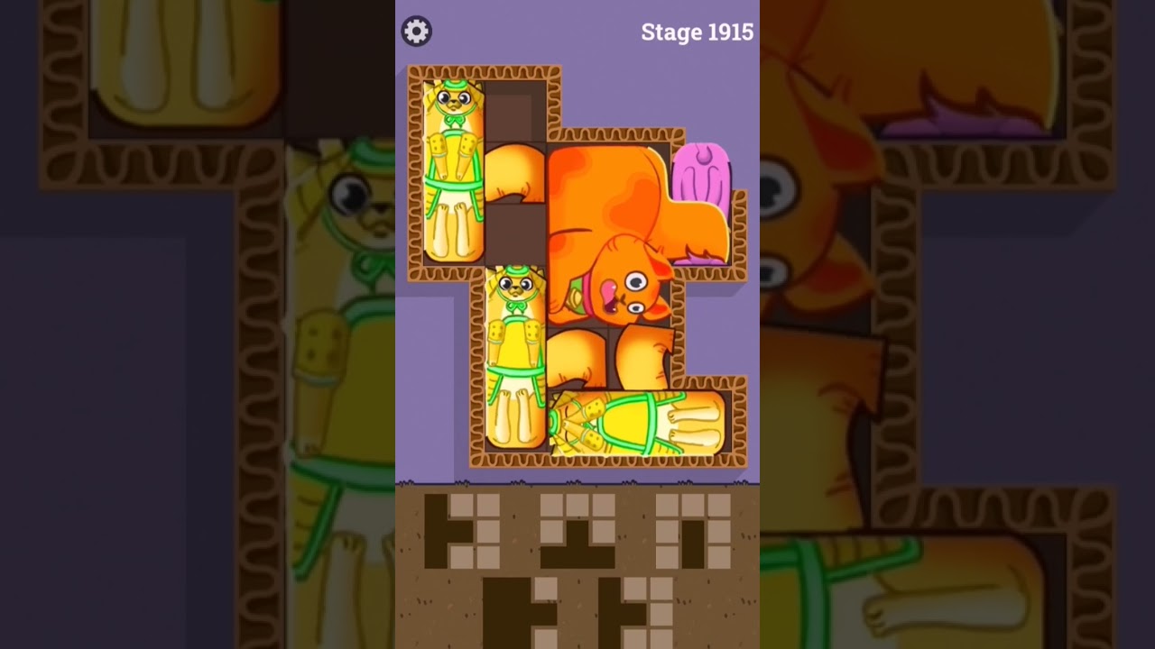 game 1915 Amazing block puzzle cat trending ASMR 