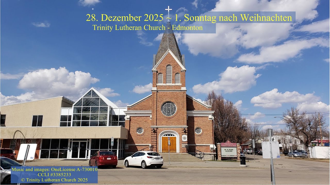28. Dezember 2025 ~ 1. Sonntag nach Weinachten