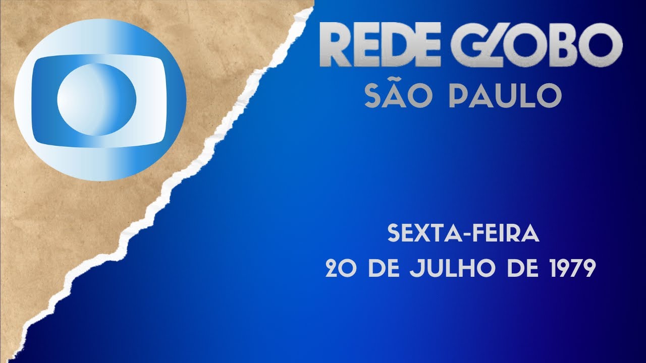 GLOBO - CANAL 5 - PROGRAMAÇÃO  20/07/1979