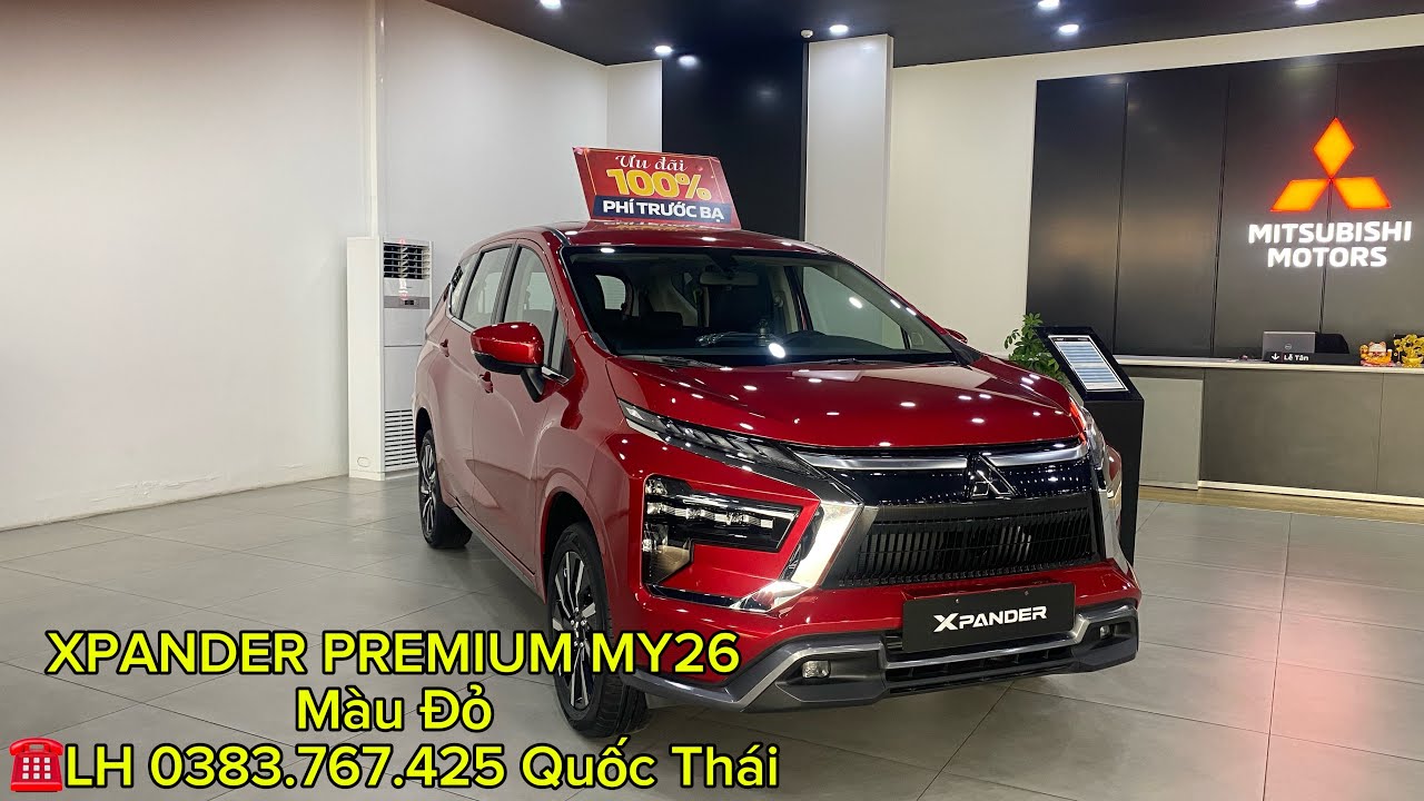 ✅ XPANDER PREMIUM MÀU ĐỎ - ƯU ĐÃI LỚN CUỐI NĂM - Liên hệ: 0383.767.425 Quốc Thái Mitsubishi