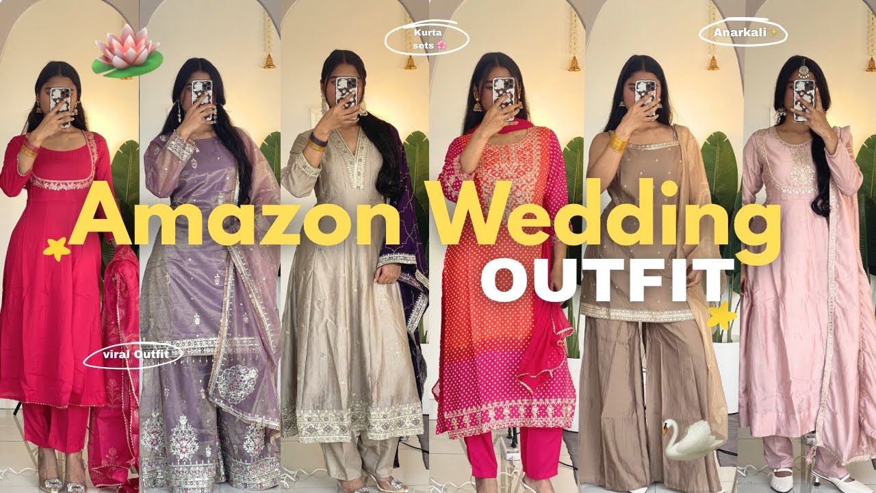 Amazon Kurta Set Haul Under budget 🪷✨| Ethnic wear | Holi outfits | Eid outfits | Wedding outfits 
