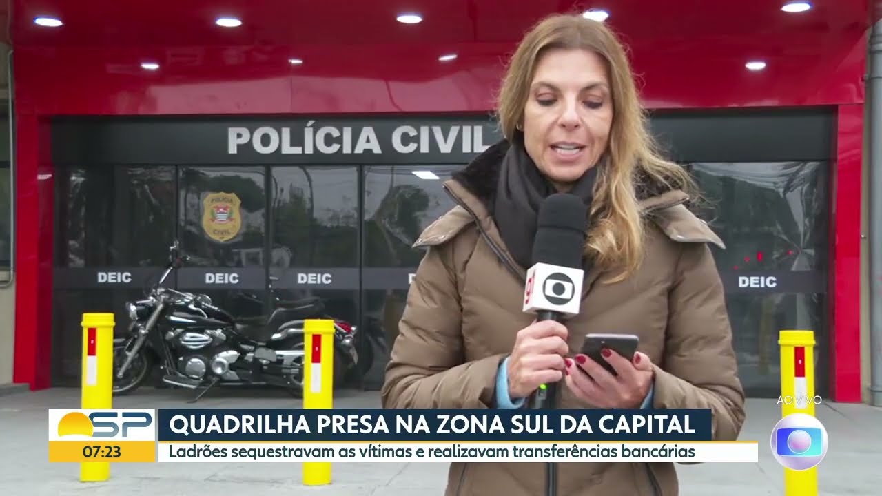 Quadrilha que sequestrava e matinha às vítimas em cativeiro é presa em SP. (BDSP - 28/06/2022)