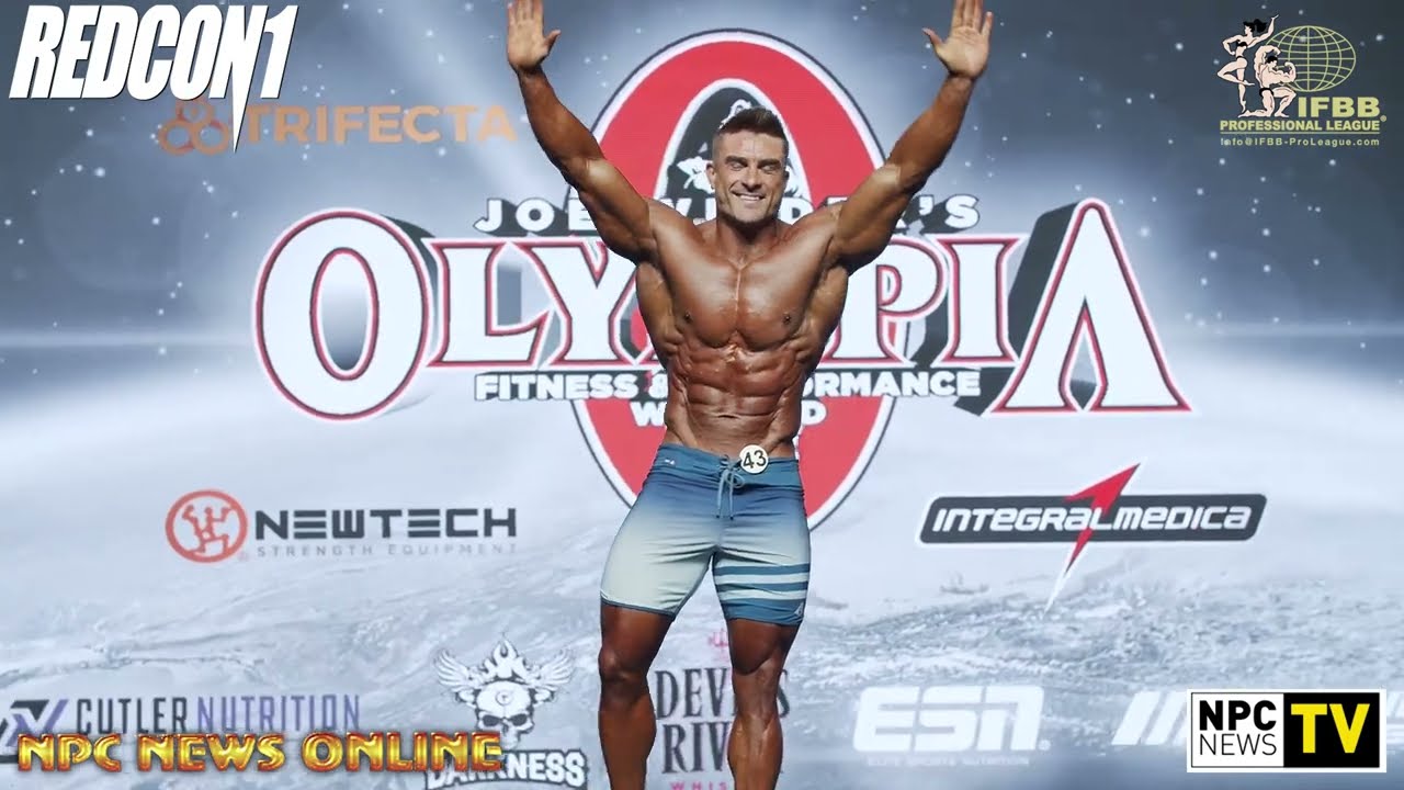 2023 IFBB Pro League NEW Men’s Physique Olympia Champion Ryan Terry Prejudging Posing 4K Video