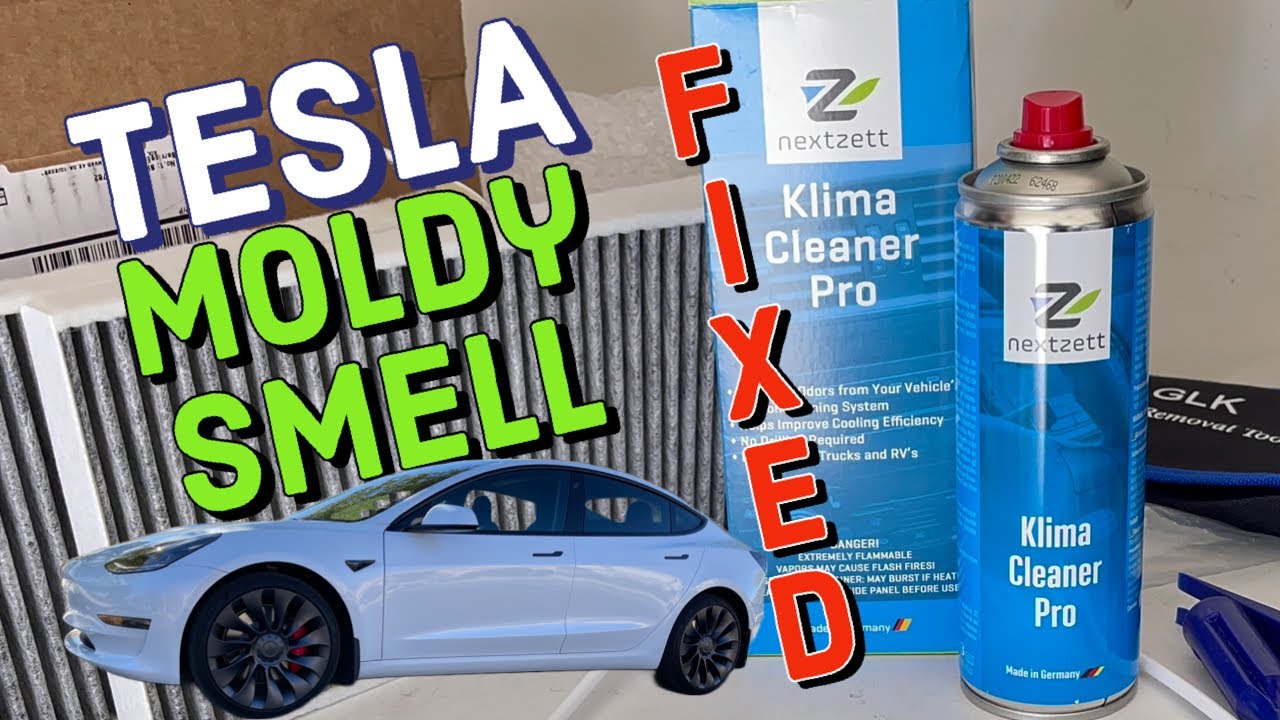 Get Rid of That Moldy Smell In your Car/ Klima Cleaner Pro/ IDSCARCARE.COM/Auto Detailing/ Tesla