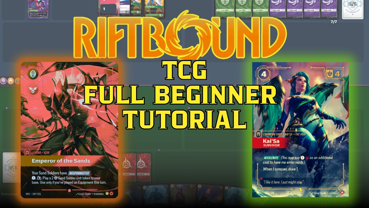 How to Play Riftbound TCG | Tutorial For Beginners 2026