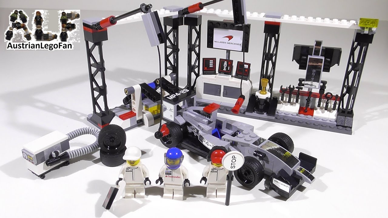 Lego Speed Champions 75911 McLaren Mercedes Pit Stop - Lego Speed Build Review