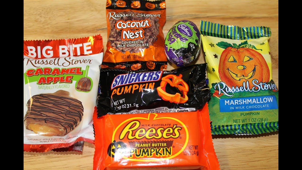 Halloween Chocolates Taste Test: Russell Stover, Cadbury, Reese's & Snickers