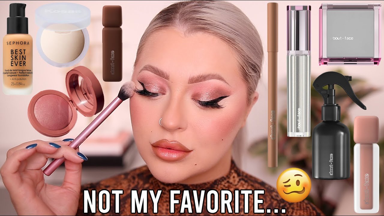 FULL FACE TRYING NEW MAKEUP RELEASES... THE STRUGGLE IS REAL...