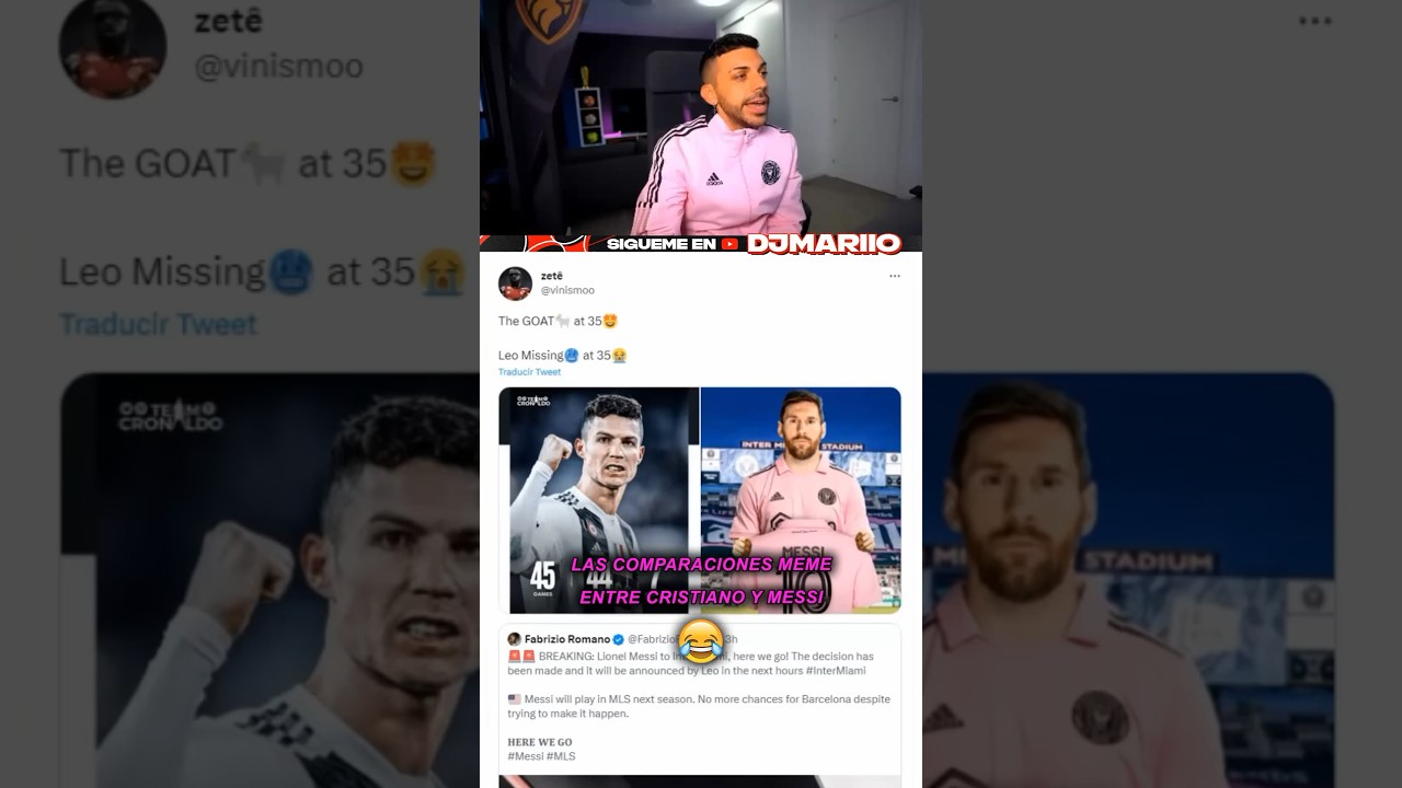 LAS COMPARACIONES MESSI - CRISTIANO RONALDO 😂 #djmariio #futbol #messi #cristianoronaldo