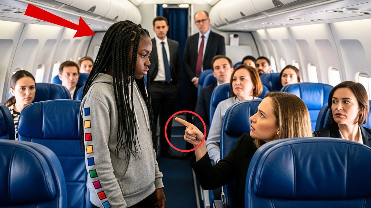 White Passenger Takes Black Billionaire Girl’s Seat — Flight Grounded in Seconds!
