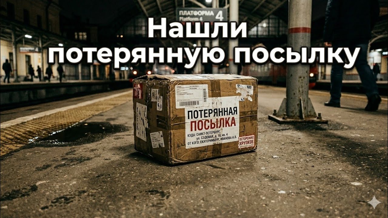 Нашли потерянную посылку . Новый контент на канале .