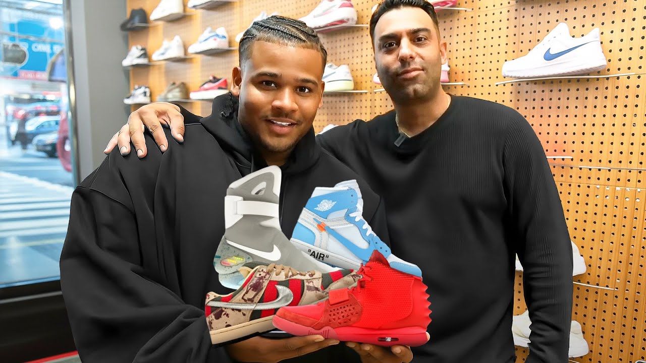 Fanum Goes To Most Expensive Sneaker Shop In NYC..
