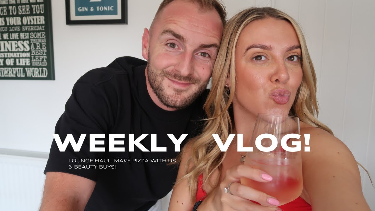 WEEKLY VLOG - lounge underwear haul, Homemade Pizza date night & beauty buys!