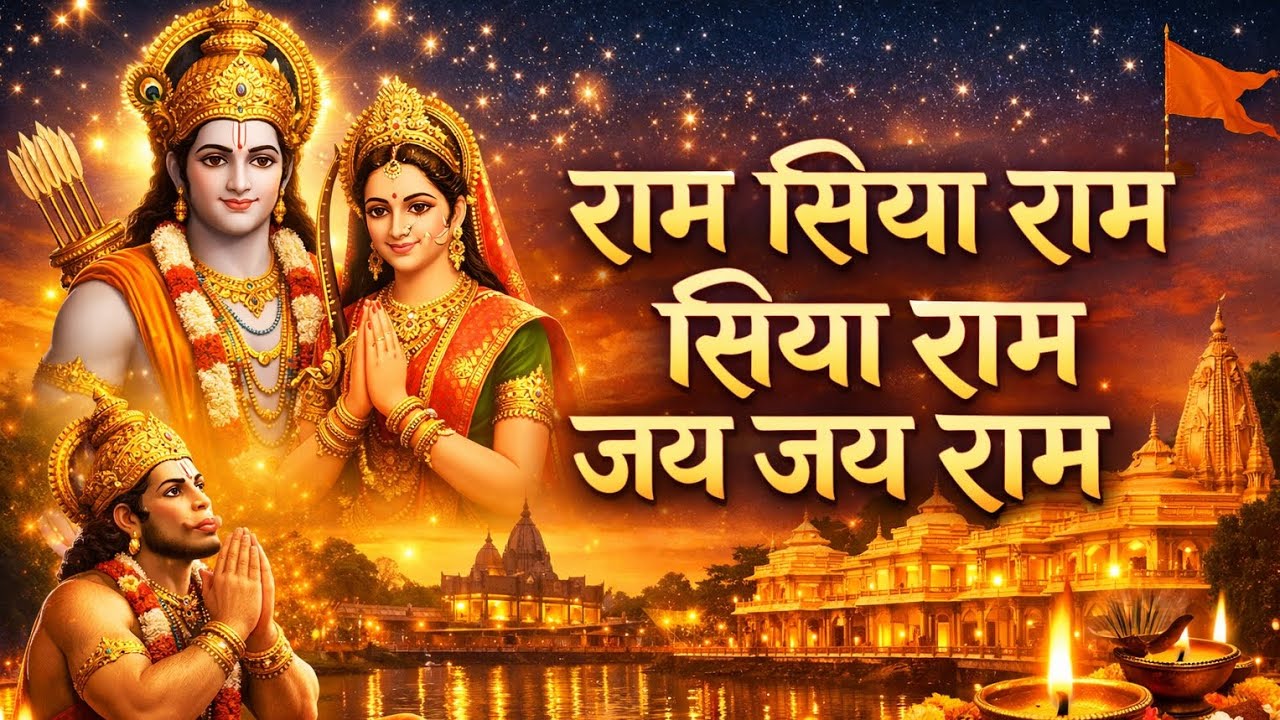 राम सिया राम सिया राम जय जय राम 🙏 | Powerful Ram Bhajan 2026 | मन को शांति देने वाला श्री राम भजन