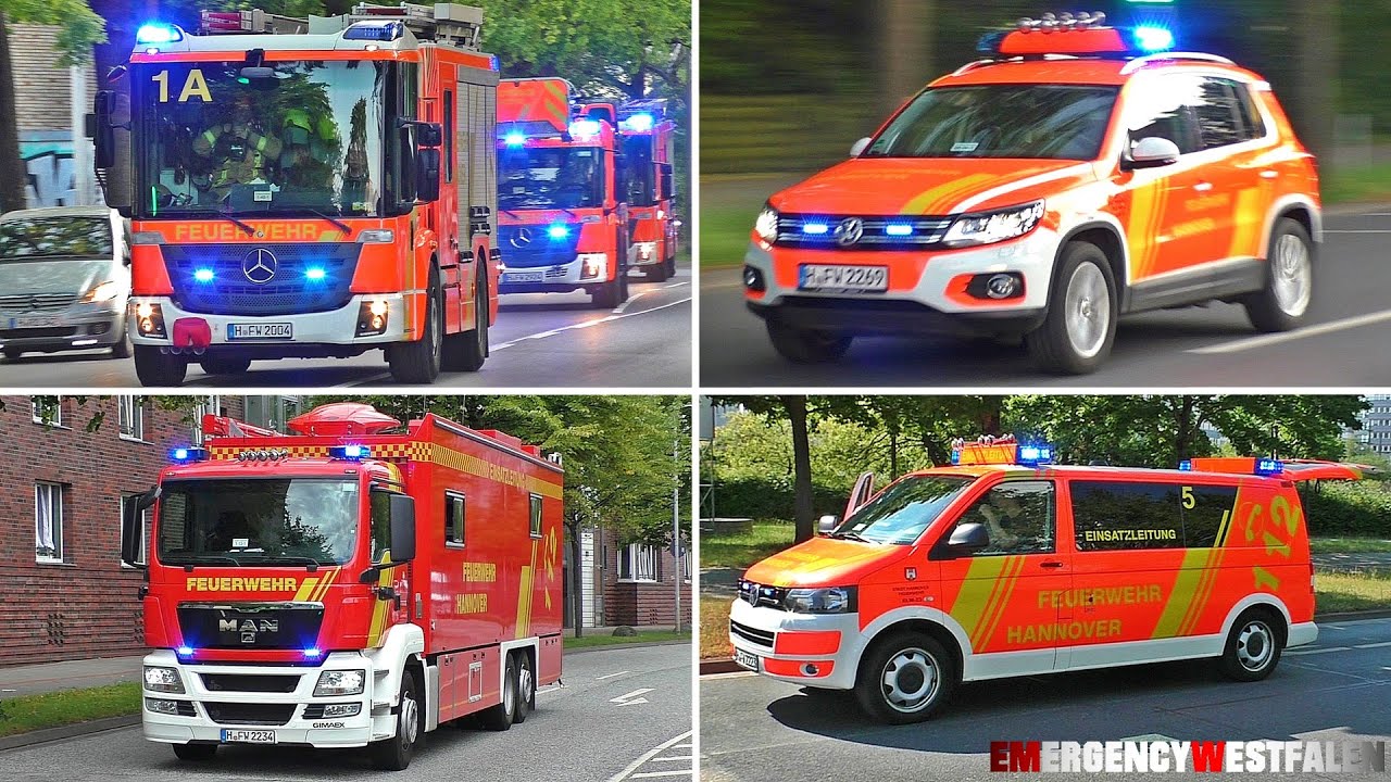 [ELW 3, FERNMELDEDIENST & MEHR! 🚨] - EINSATZFAHRTEN in HANNOVER