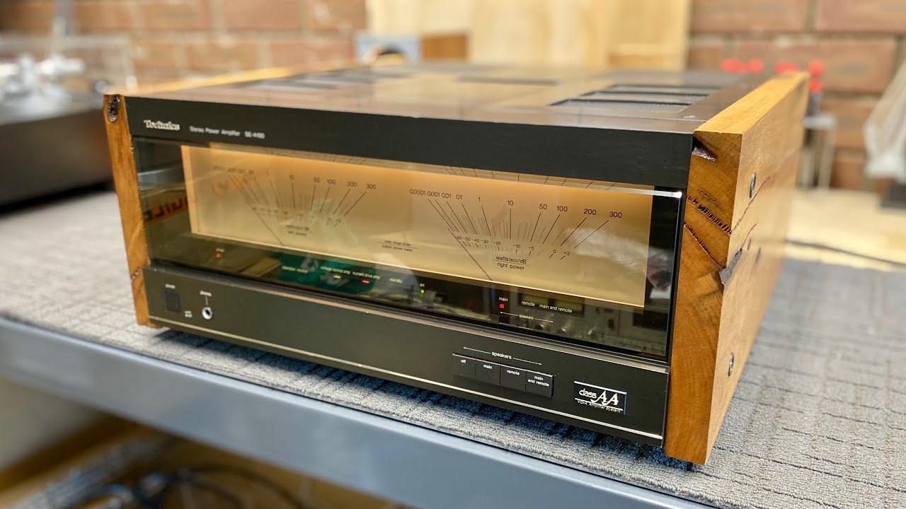 Невероятный ремонт и восстановление усилителя мощности Technics SE-A100!