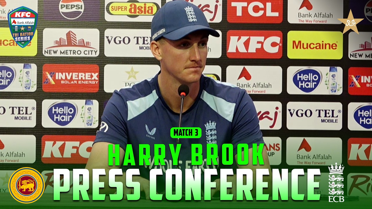 Harry Brook Press Conference | Sri Lanka vs England | Match 3 | ODI Tri-Series 2026 | PCB | MZS1K