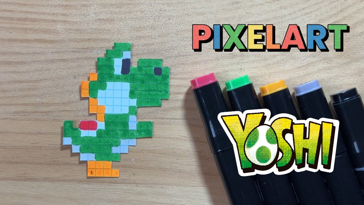 YOSHI  tutorial PIXEL ART.