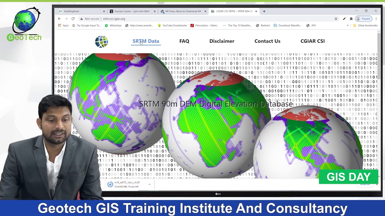 ArcGIS Lesson 3-Creation of Slope map, Aspect map, Hillshed, Contour map & Watershed Delineation.