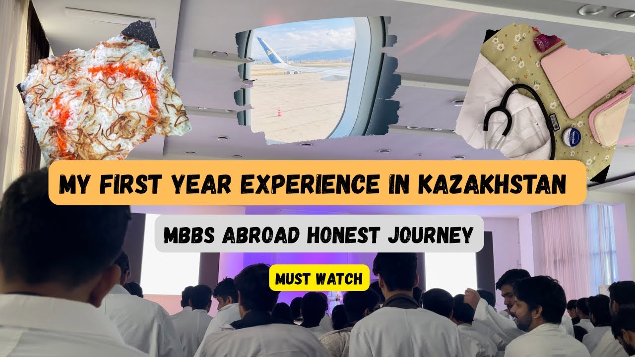 My First Year in Kazakhstan as an International MEDICAL Student 🥼🩺🇰🇿 | MBBS ABROAD LIFE🛫🇰🇿🥼