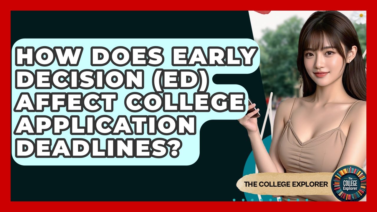 How Does Early Decision (ED) Affect College Application Deadlines? - The College Explorer