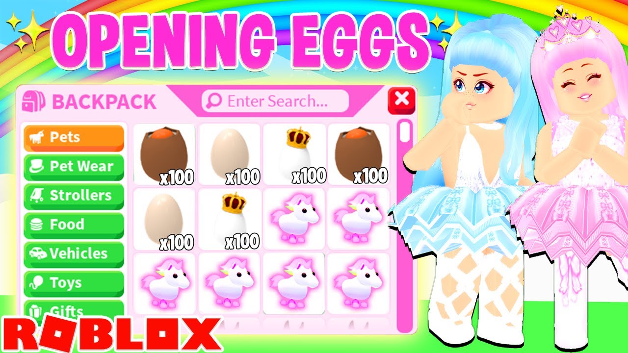 Opening Every EGG To See Which One Gives A LEGENDARY PET FIRST! Roblox Adopt Me